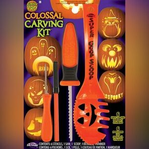 Fun World 10 Piece Pumpkin Carving Kit